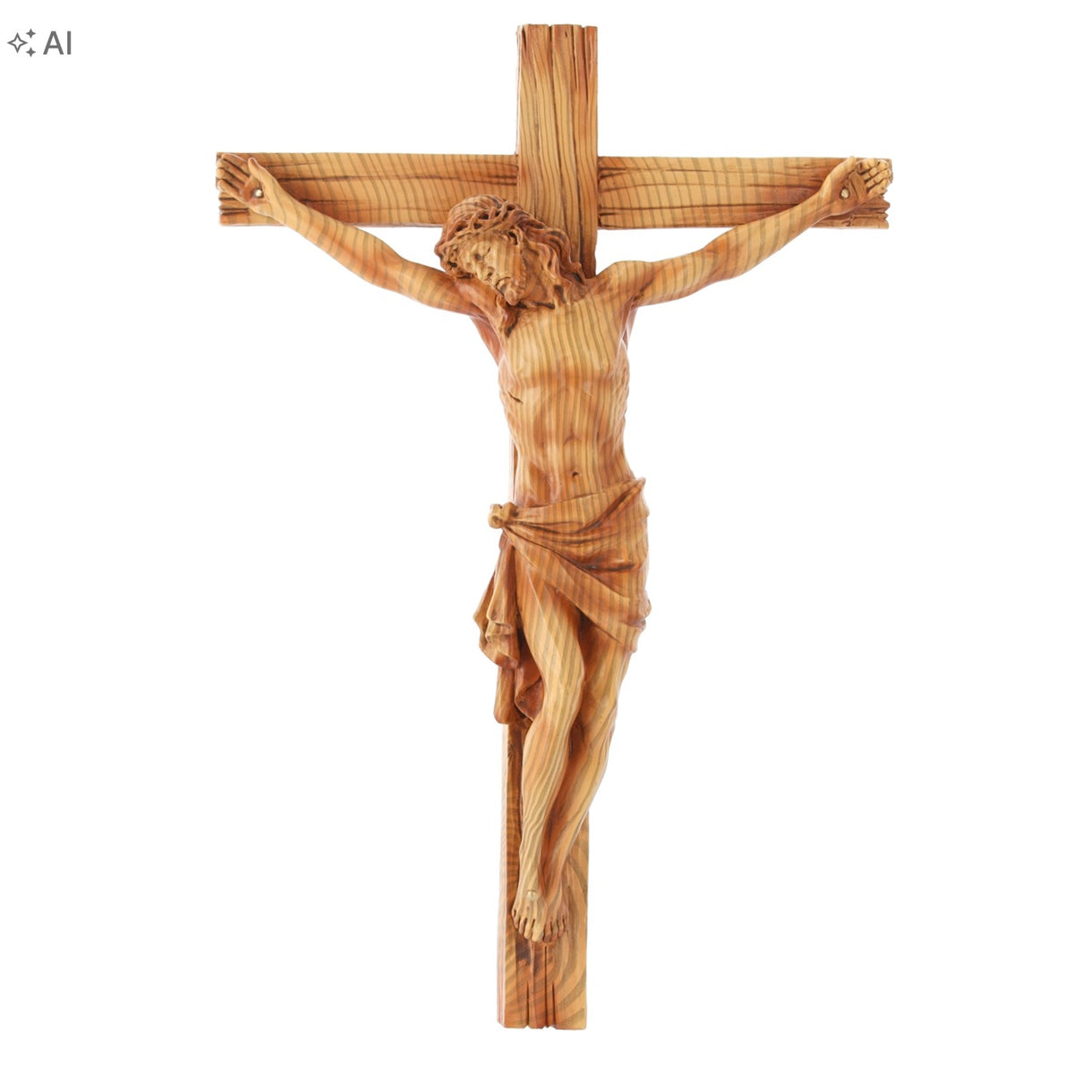 HANGING CROSS WITH FIGURE OF JESUS 24 x 6,5 x 36 CM polyresin *6125 Packaging status original