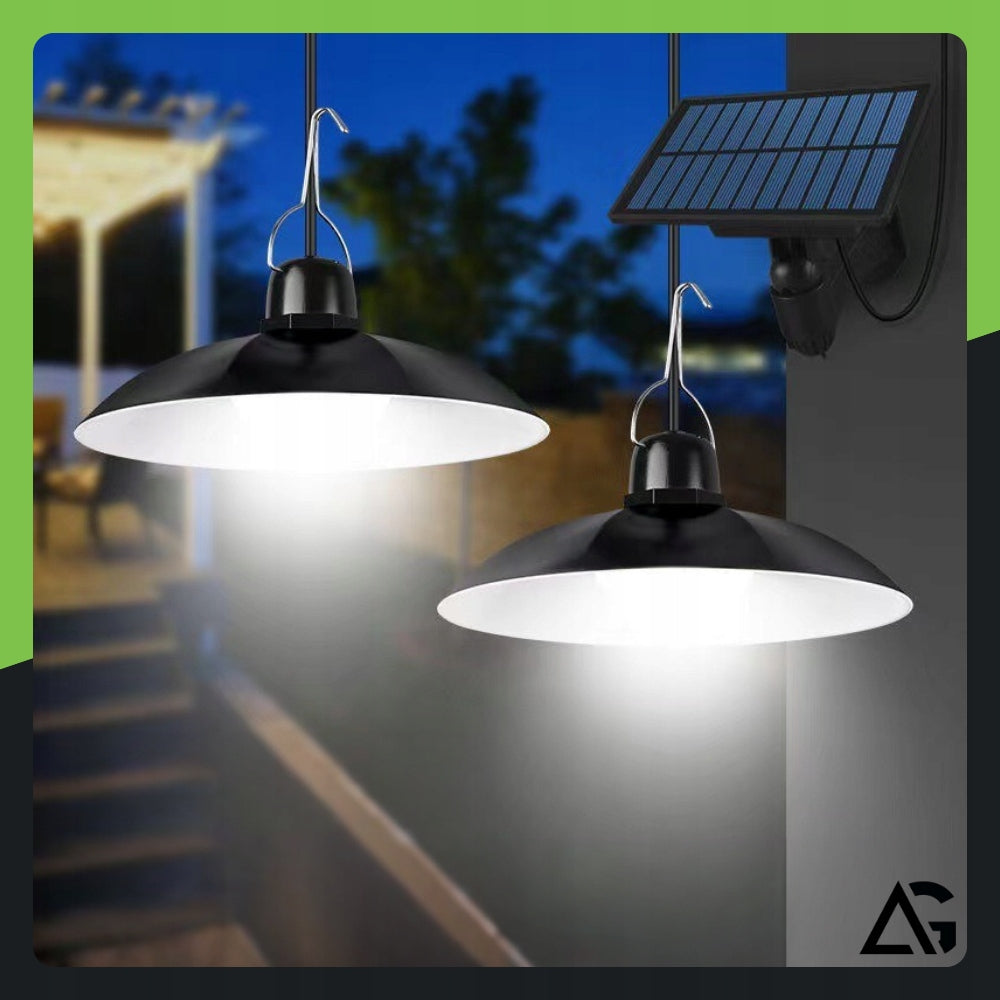 HANGING SOLAR GARDEN LAMP LED 2x CHANDELIER OUTDOOR DUSK SENSOR Manufacturer code SUFITOWA LAMPA NA TARAS ALTANKĘ ALTANĘ +