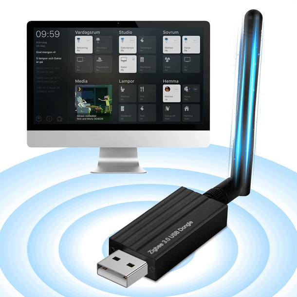 HAOZEE CC2652P1 Coordinator Zigbee 3.0 USB-A Home Assistant Zigbee2MQTT ZHA Manufacturer code HZ-DONGLE