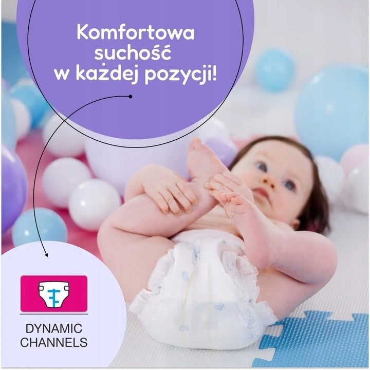 HAPPY DIAPERS 4+ MAXI PLUS 9-15 KG 56 PCS. STOCK PER MONTH Medical device no