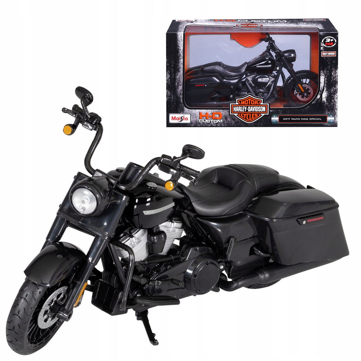 HARLEY DAVIDSON ROAD KING 1:12 SCALE MOTORCYCLE MODEL MAISTO