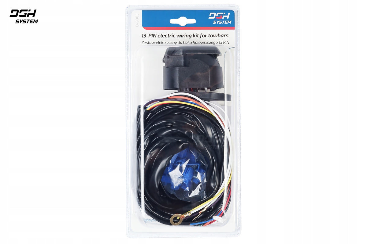 HARNESS 200cm ELECTRIC FOR TOWING HOOK SOCKET 13PIN UNIVERSAL DGH Manufacturer's catalog number D-9005
