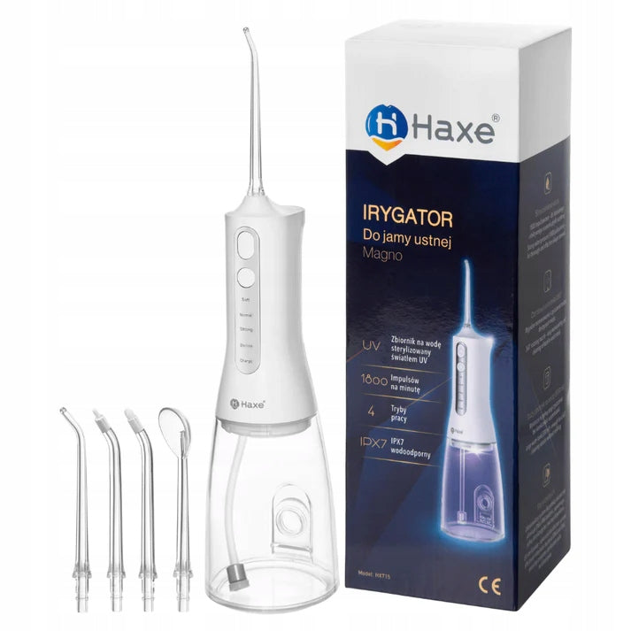 HAXE MAGNO WIRELESS ORAL IRRIGATOR UV STERILIZATION FUNCTION HX715 Brand Haxe