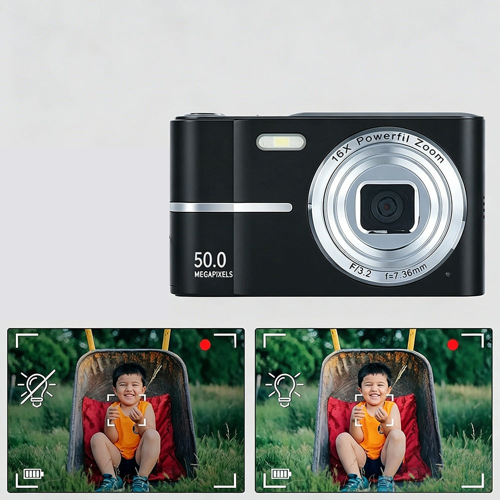 HD 50MP 16X ZOOM DIGITAL CAMERA WITH AUTOFOCUS AND 64GB CARD Resolution 50 Mpx
