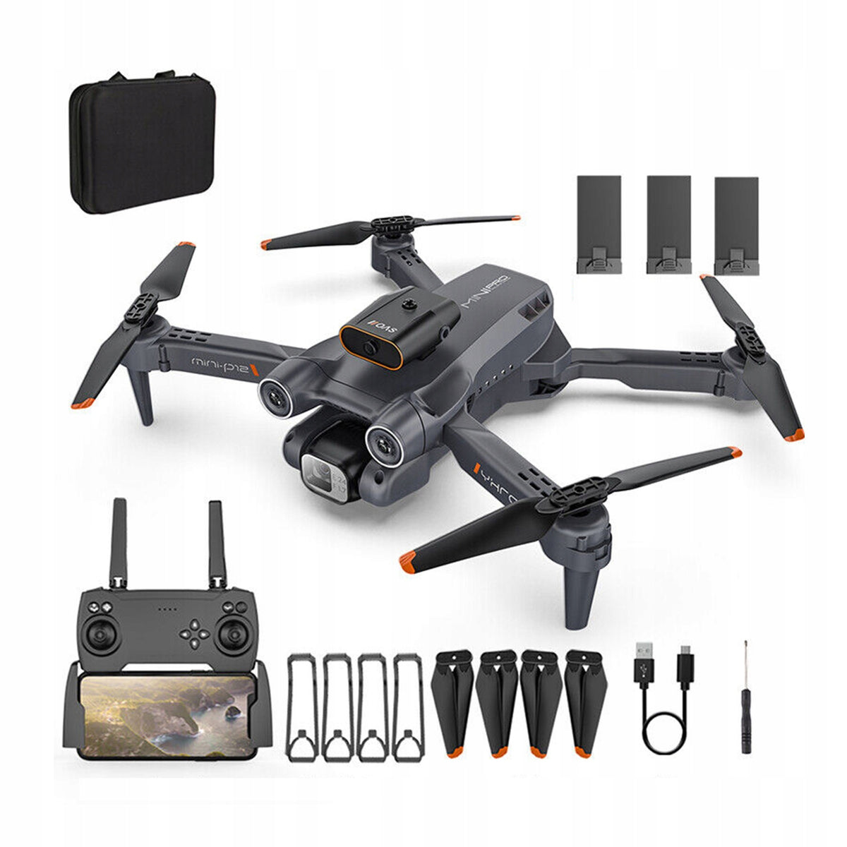 HD Camera For Drones Adjustable Angle, Drone With Camera, Remote Controlled Drone Model DRON Z KAMERĄ