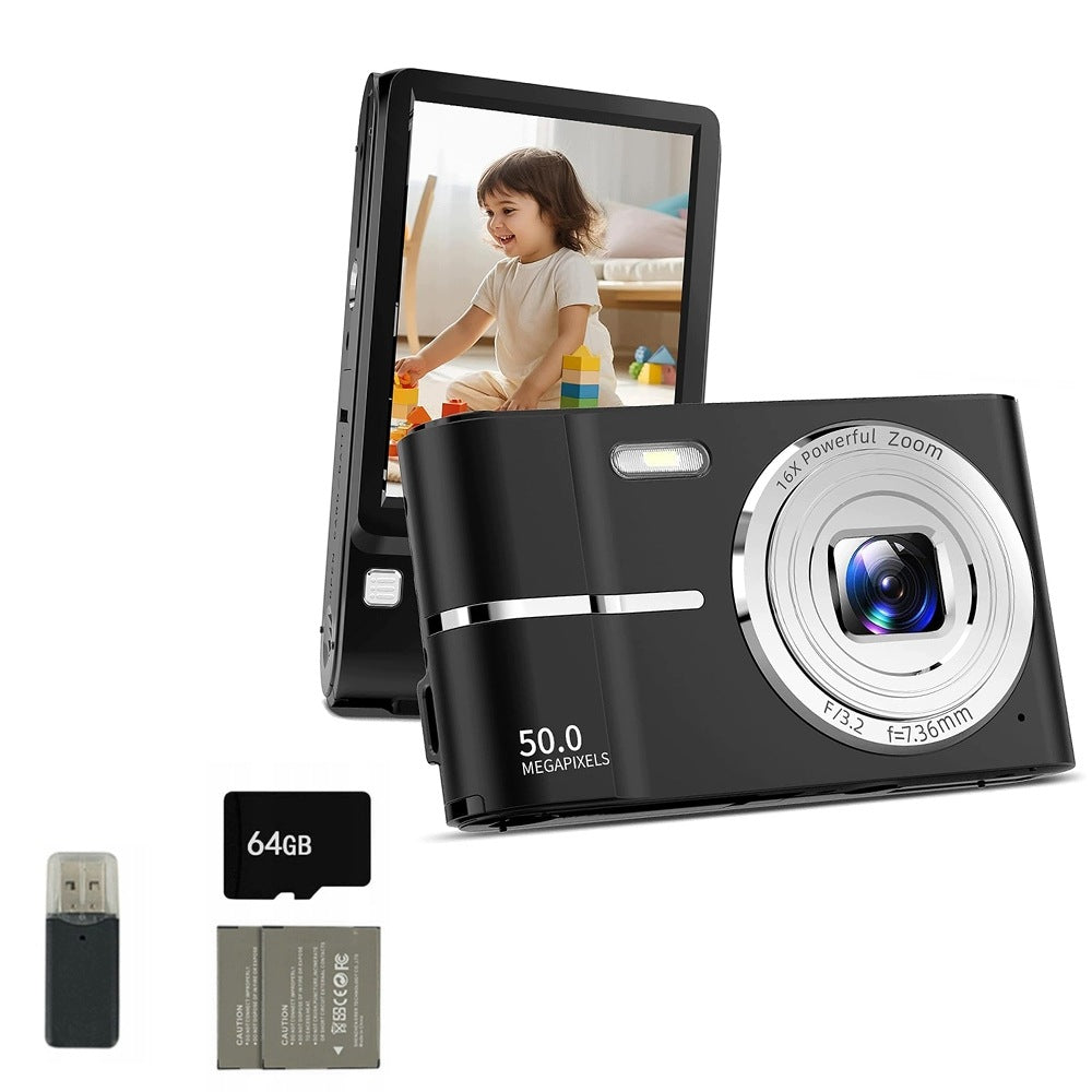 HD DIGITAL CAMERA PORTABLE CAMERA 1080P 50MP STABILIZATION WITH 16X ZOOM