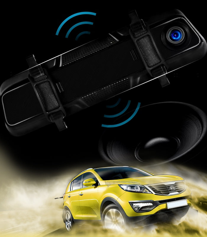 HD DRIVING VIDEO RECORDER MIRROR CAR CAMERA WIFI REVERSING 1080P Model T09CM
