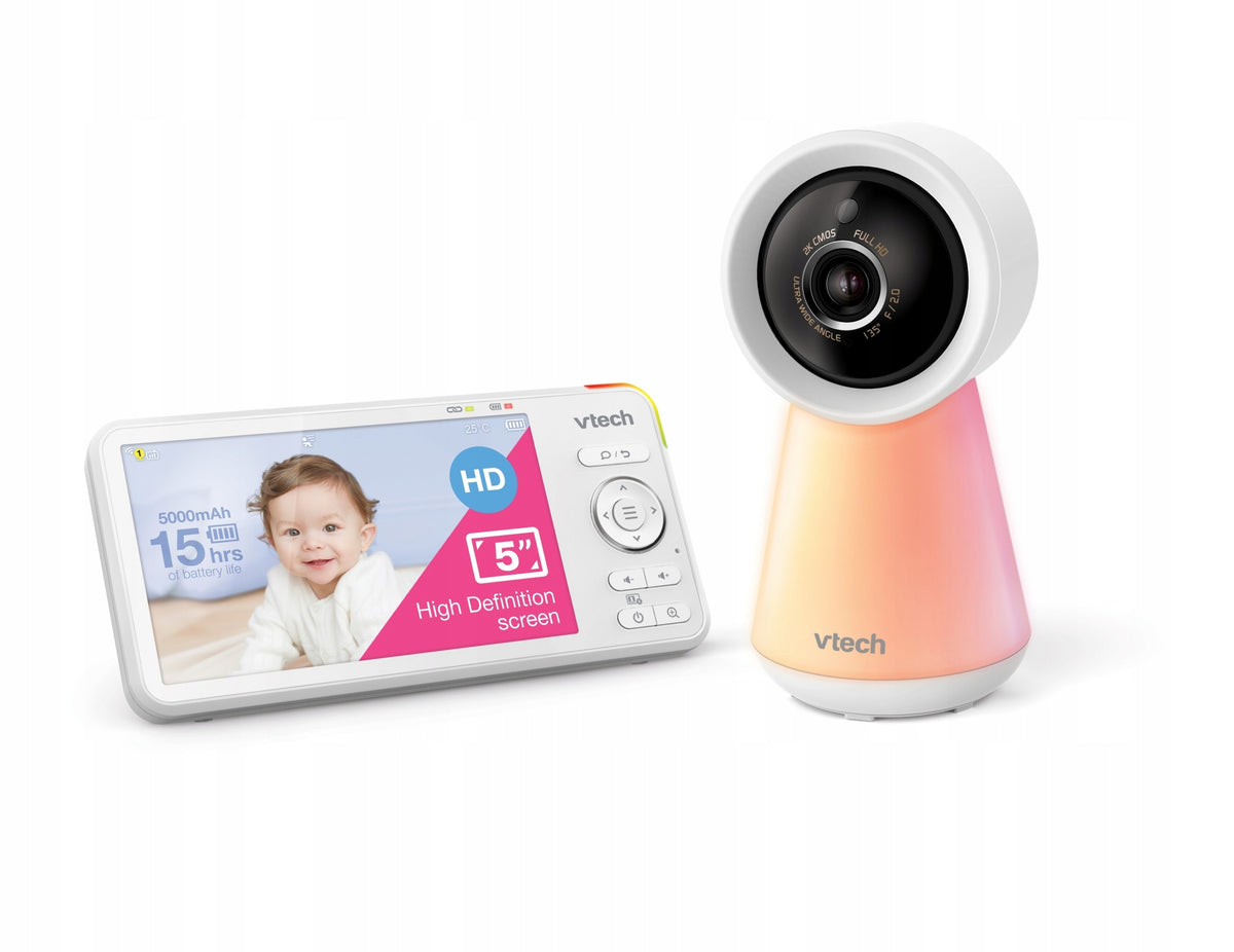 HD Wi-Fi 5'' Baby Monitor - VTECH RM5756HD Display digital