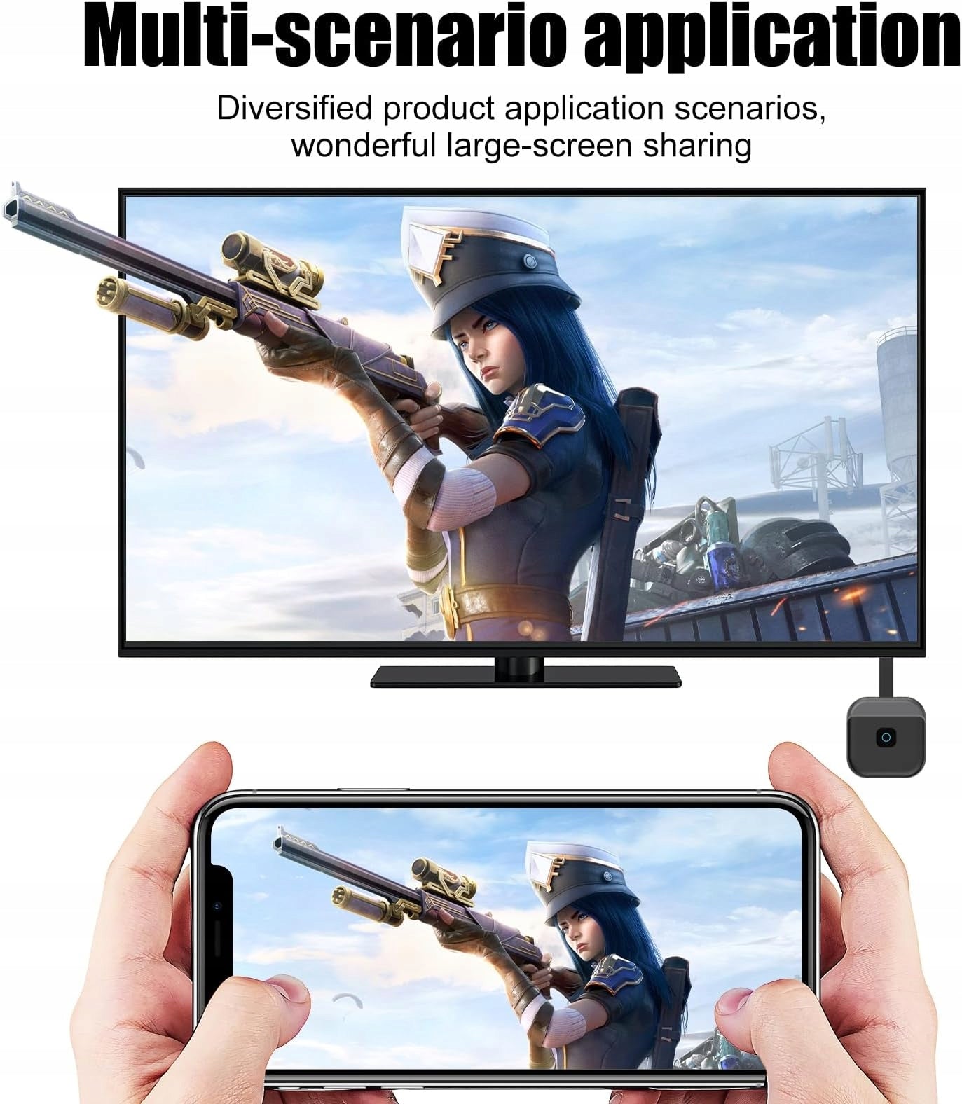 HDMI ADAPTER WIRELESS 4K STREAMING TO TV SMART HOME TV Manufacturer code 7317842003018