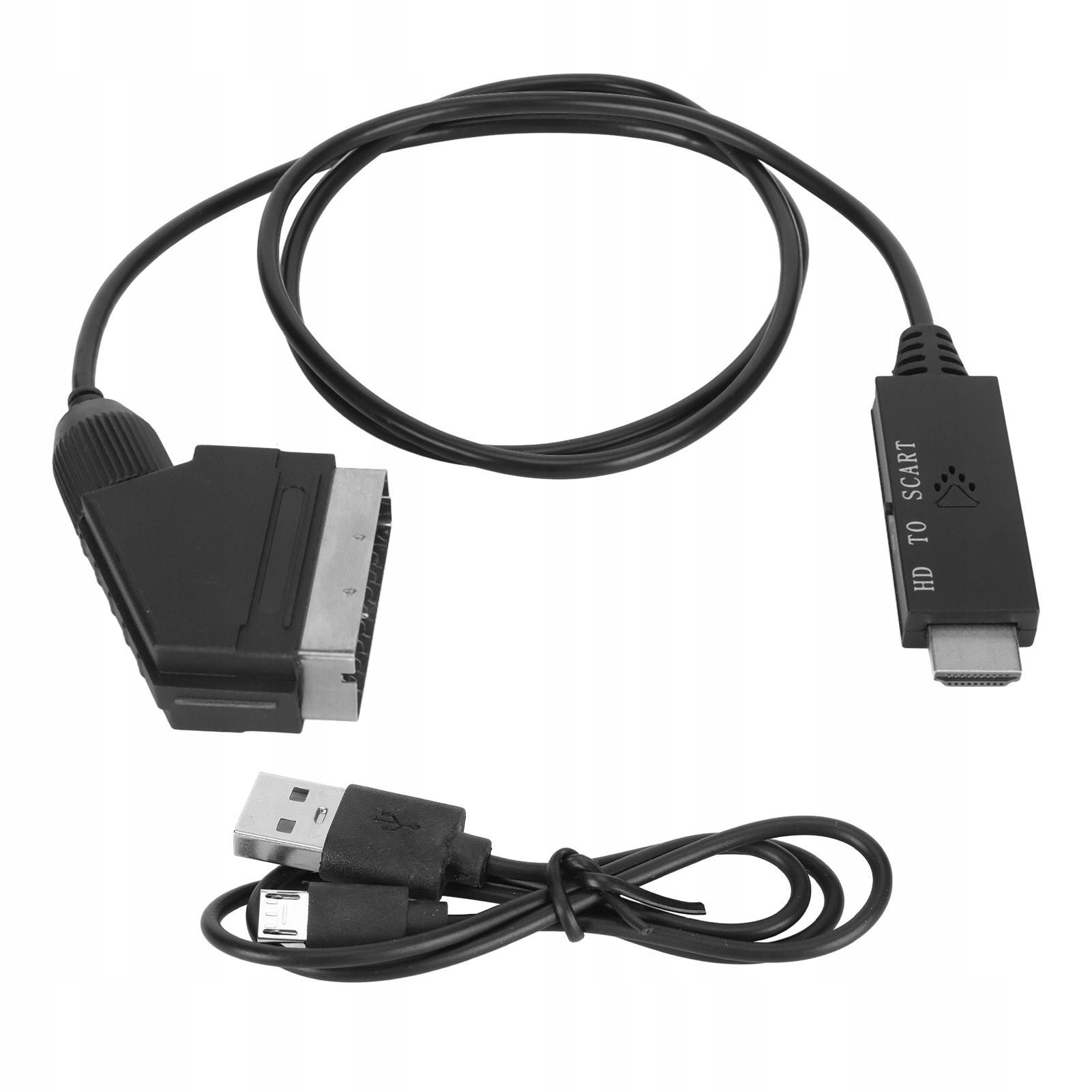 HDMI TO SCART TO TV VHS VCR DVD CONVERTER CABLE