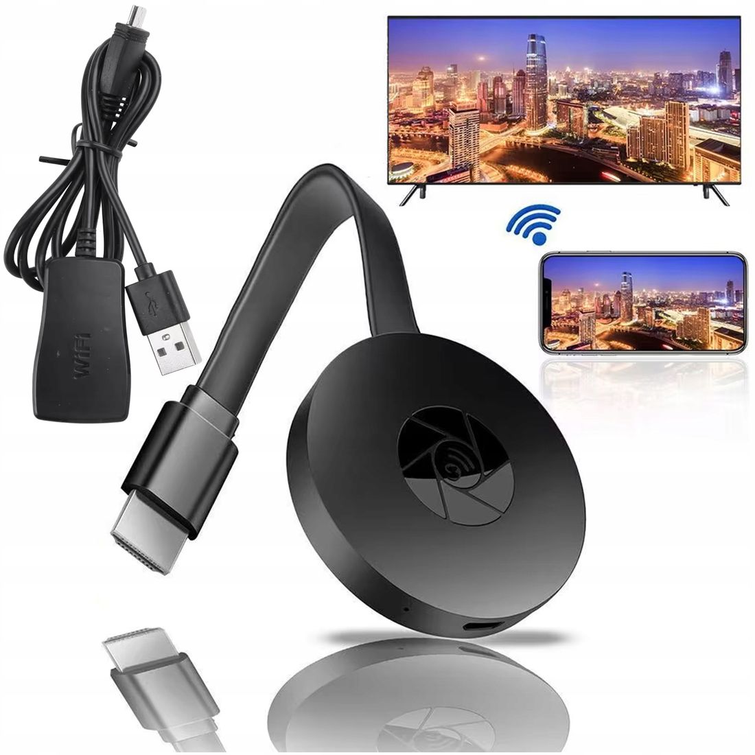 HDMI WIFI CHROMECAST STREAM 4K WIRELESS MIRRORSCREEN ADAPTER