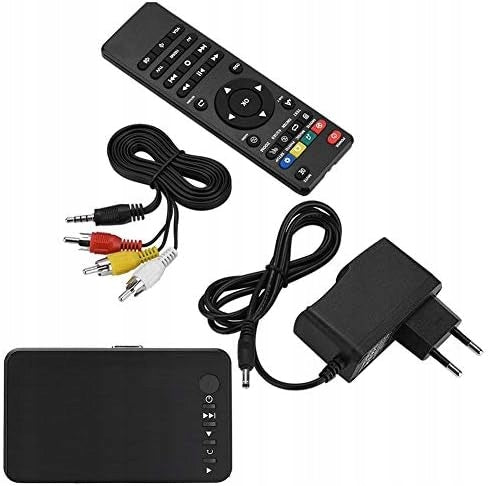 HDMI media player black 1080P HD audio and video with remote control EAN (GTIN) 5018976876968