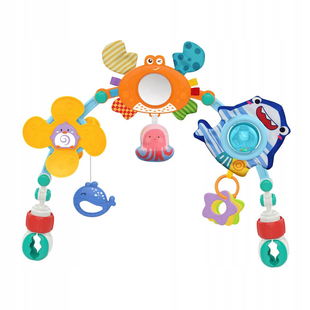 HEADBAND BOW WITH RATTLE TOYS FOR CRIB STROLLER BABY TOYS Packaging status original
