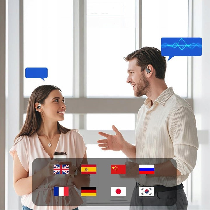 HEADPHONES AI FOR TRANSLATION VOICE TRANSLATOR 144 LANGUAGES WIRELESS EARBUDS Brand no brand