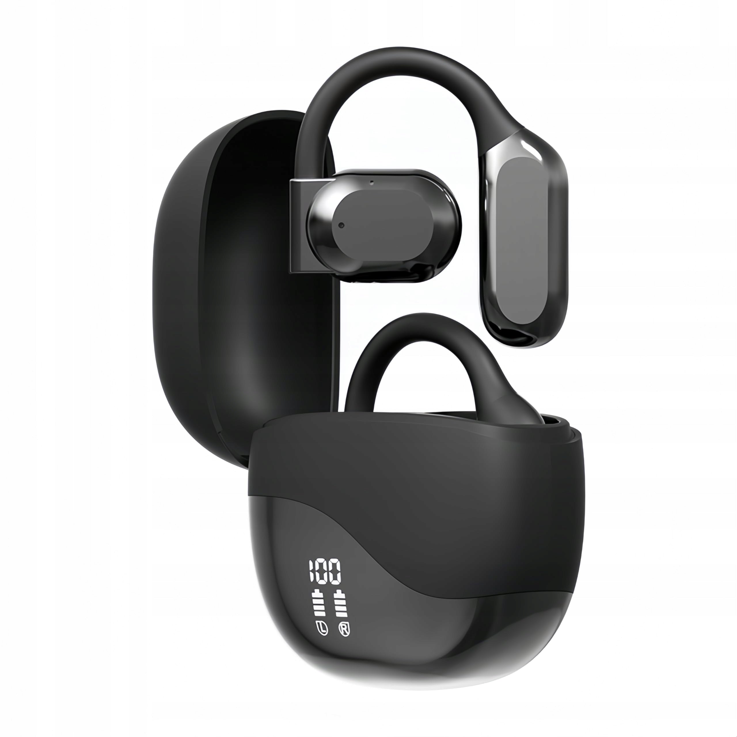 HEADPHONES AI WIRELESS BT 5.3 144 LANGUAGE BLACK Model SLUCHAWKI TLUMACZACE AI