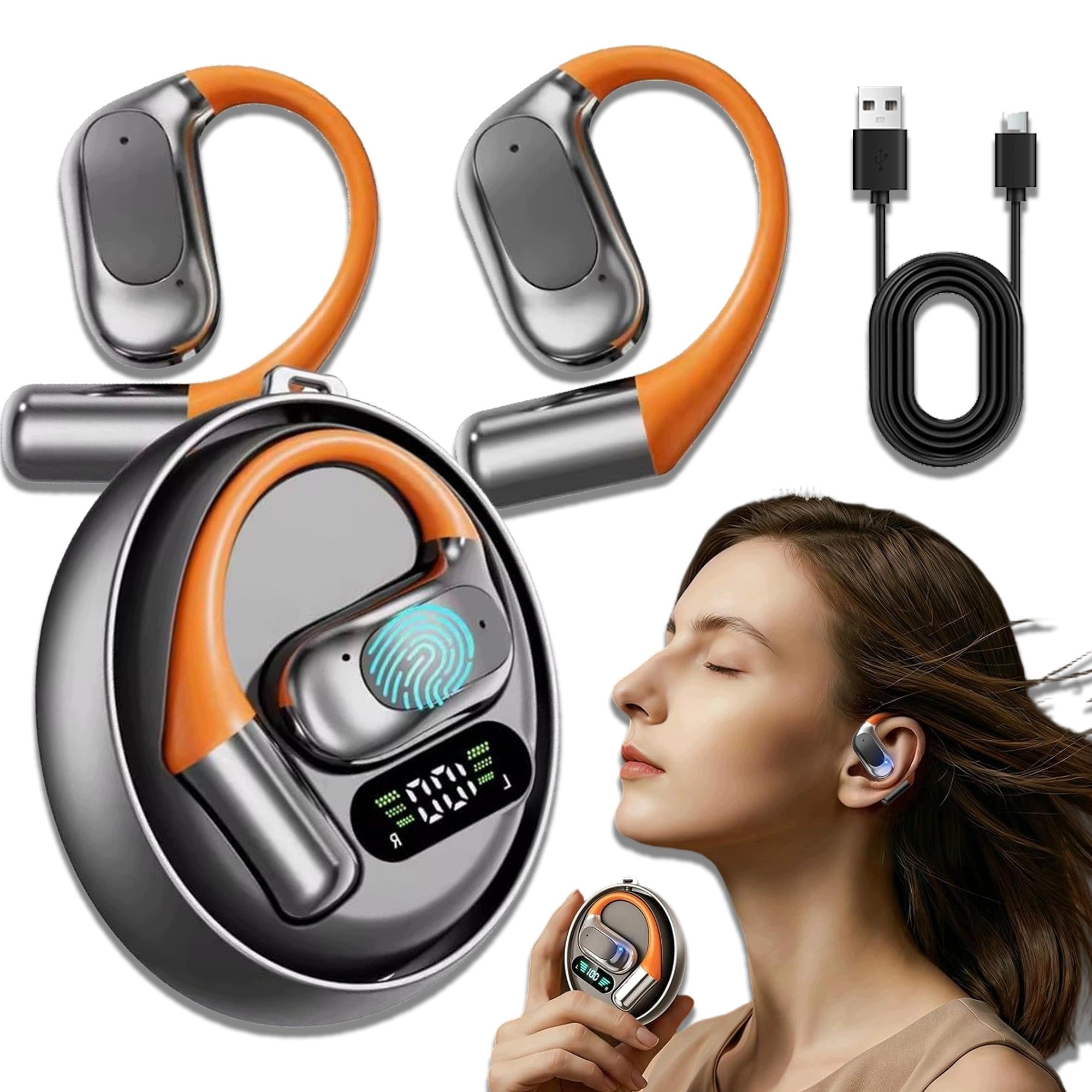 HEADPHONES FOR TRANSLATION WITH AI SUPPORT 139 LANGUAGES FOR LIFE FREE