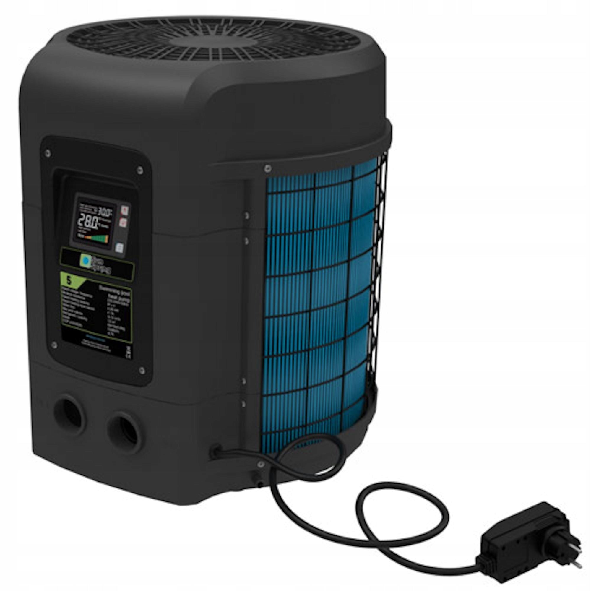 HEAT PUMP FOR POOL WATER HEATER POOL HEATING UP TO 25m3 power 8kW Packaging status original