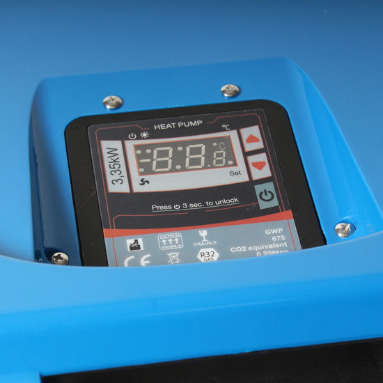 HEAT PUMP FOR SWIMMING POOL WATER HEATER POOL HEATING UP TO 12m3 3.75kW Manufacturer code HS40