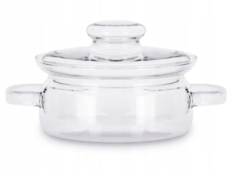 HEAT-RESISTANT GLASS POT WITH LID LUXITO TRANSPARENT 1L Manufacturer code 5907127242250