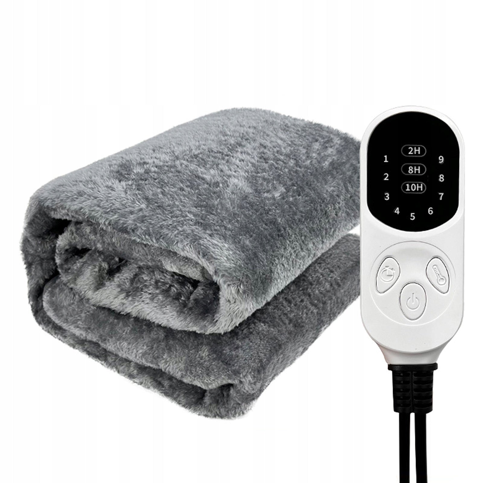 HEATED CAR BLANKET 72W FLANNEL 12V CAMPING ELECTRIC BLANKET