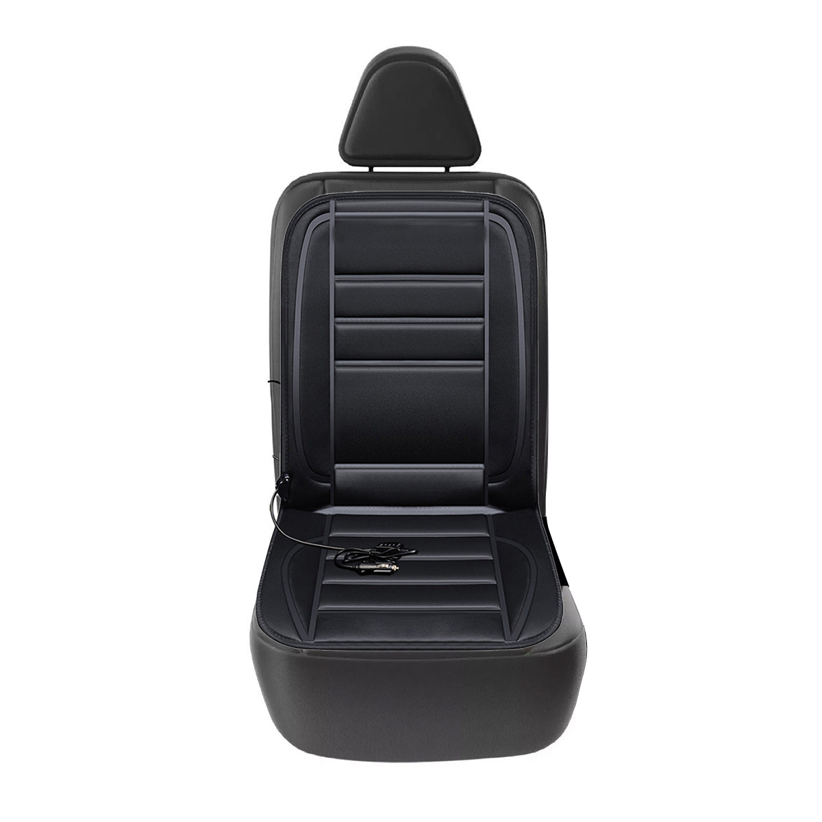 HEATED CAR MAT 12V FOR SEAT WITH REMOTE CONTROL TEMP ADJUSTMENT BLACK EAN (GTIN) 6905163358880