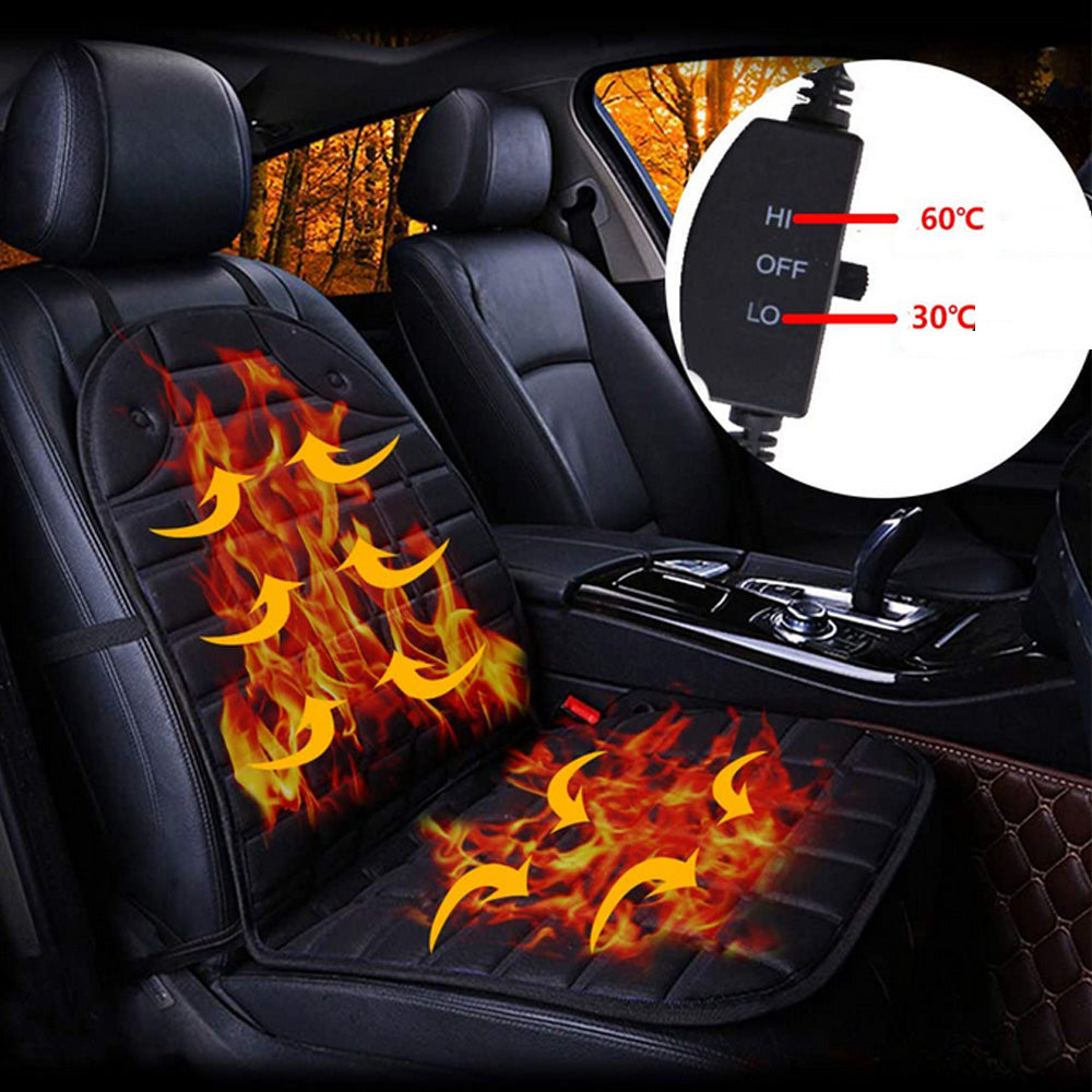 HEATED CAR SEAT COVER FOR WINTER, FAST HEATING Packaging status original