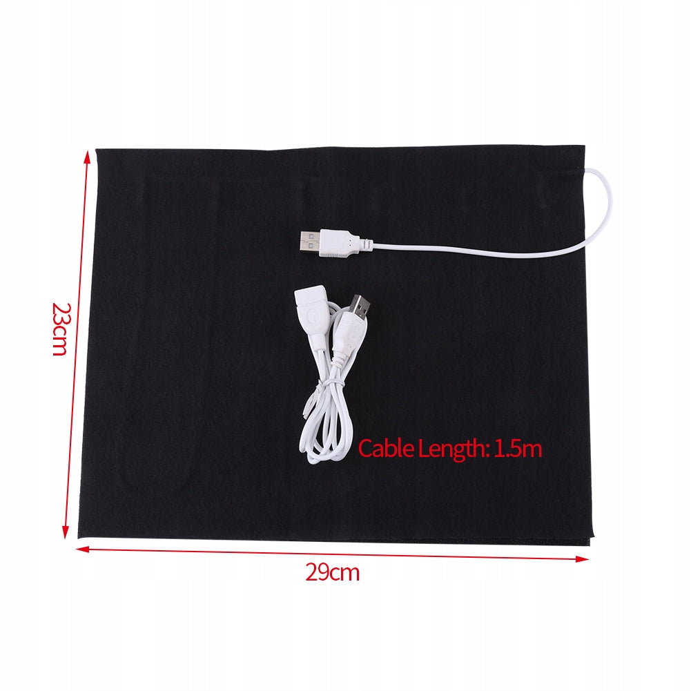 HEATED CAT DOG MAT HEATING 5V Color black