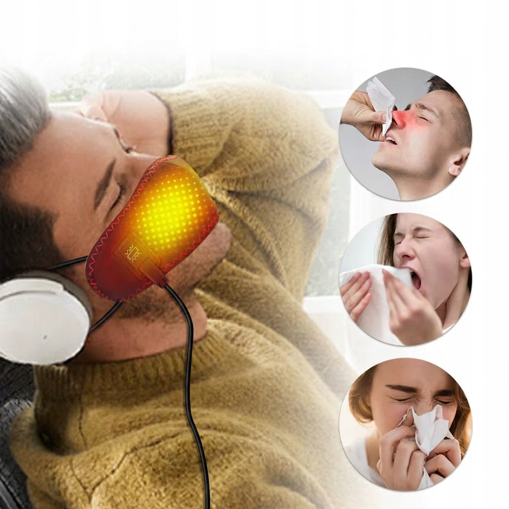 HEATED MASK DEVICE FOR HEAT THERAPY OF THE NOSE - USB Manufacturer code B0C98MS3V3