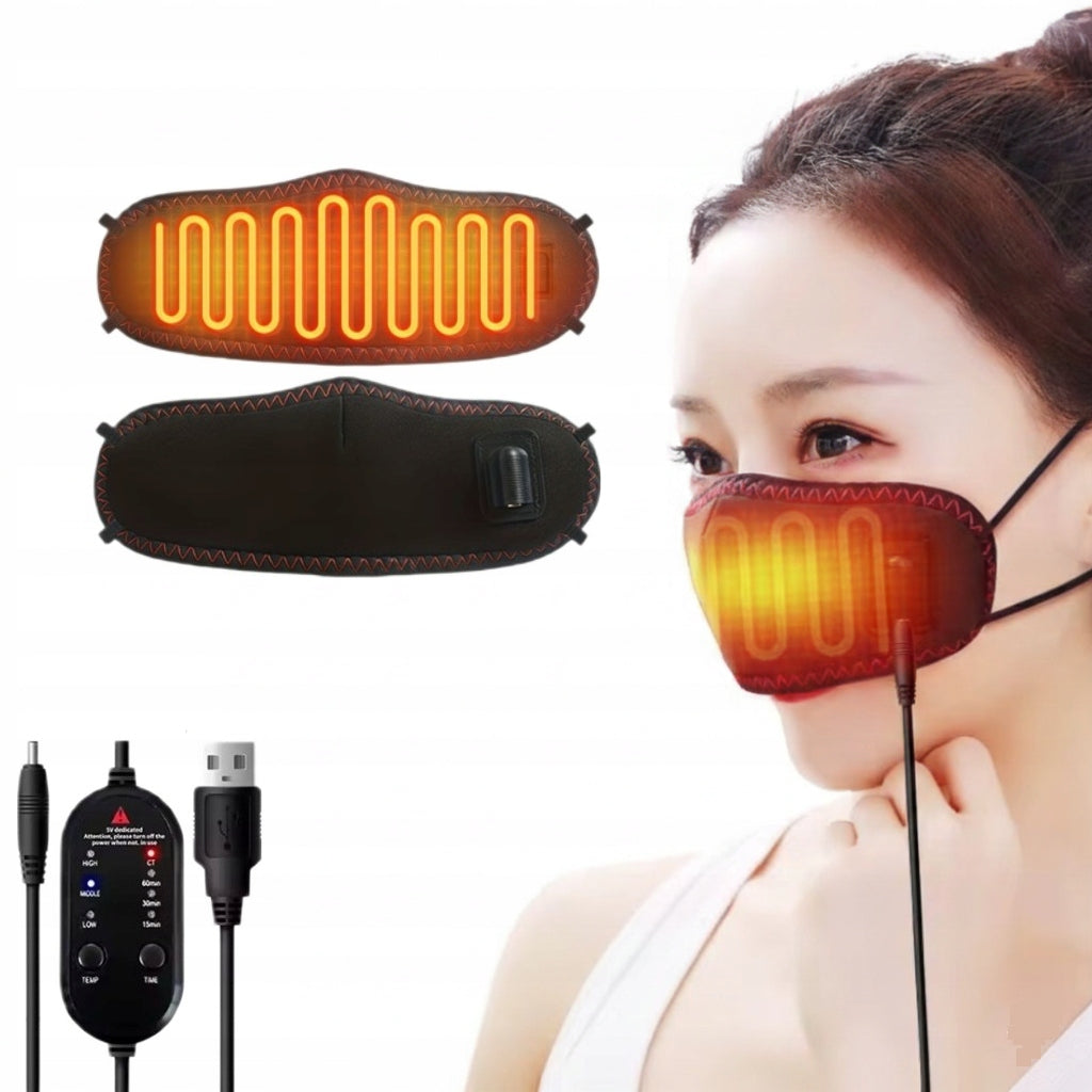 HEATED MASK DEVICE FOR HEAT THERAPY OF THE NOSE - USB