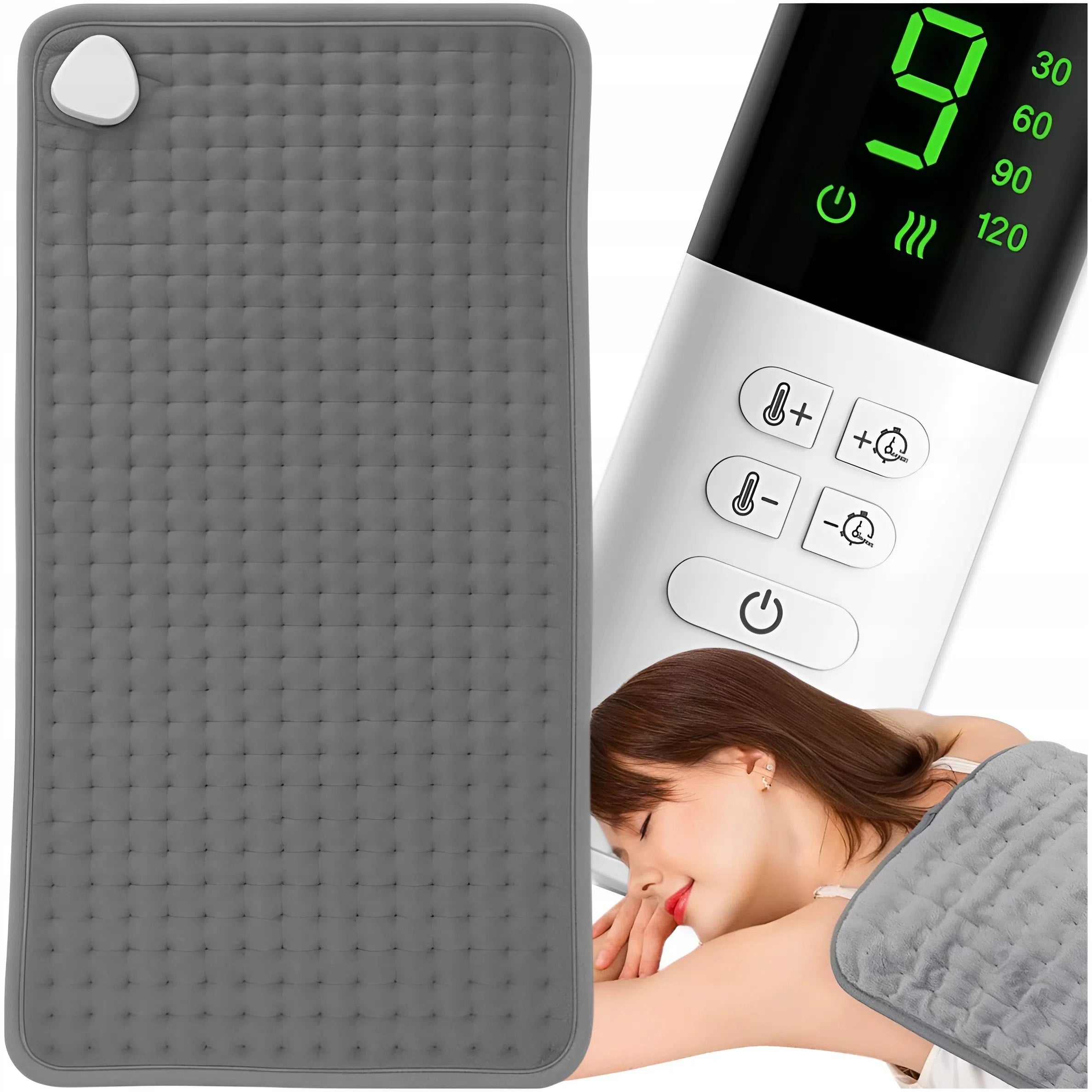 HEATED PILLOW ELECTRIC HOT WATER BOTTLE 60X30CM WARMING MAT XL Medical device no