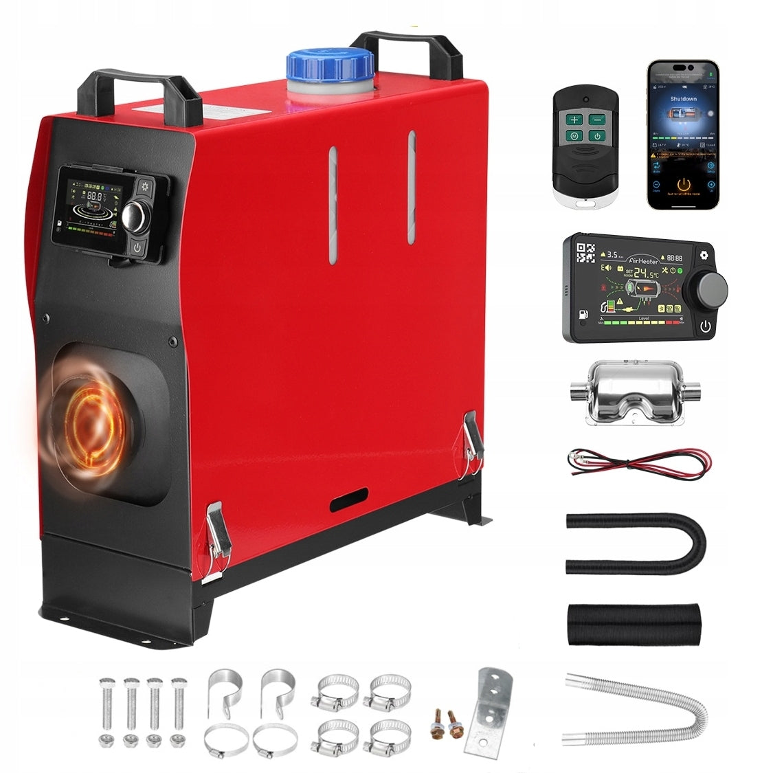 HEATER 8KW 12/24V DIESEL OIL BLOWER WEBASTO BLUETOOTH