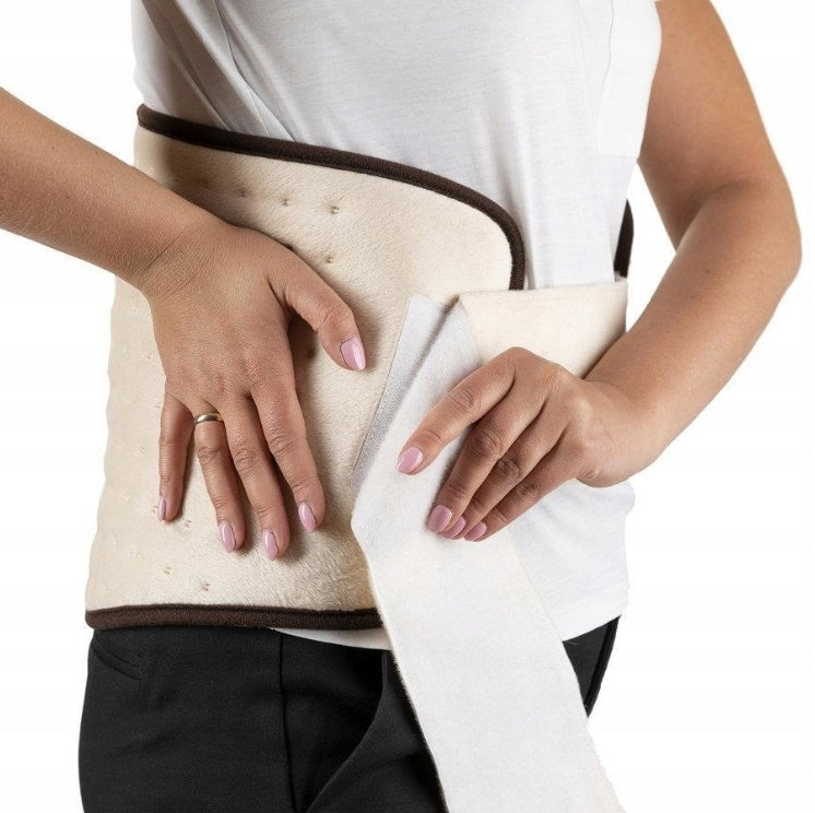 HEATING BELT LUMBAR MAT BACK REGENERATING HEAT THERAPY FOR STRESS Batteries included no