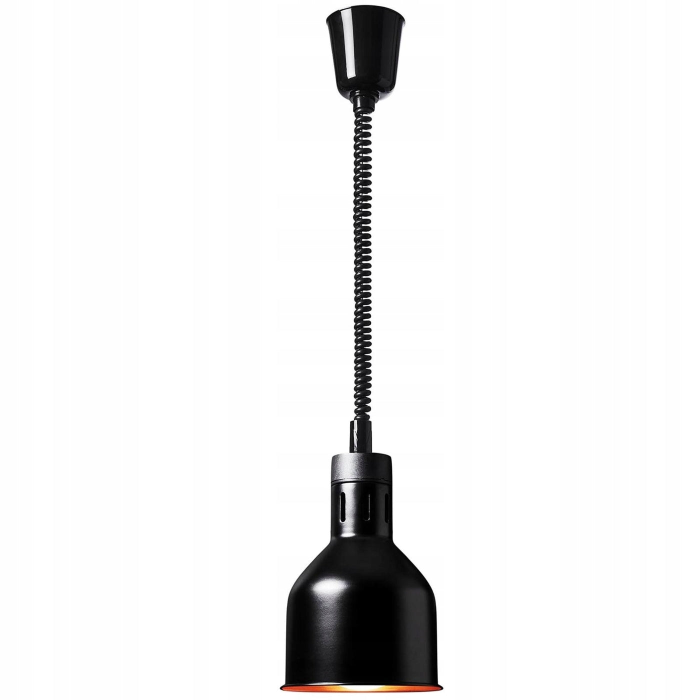 HEATING LAMP FOR DISHES - MATT BLACK - STEEL