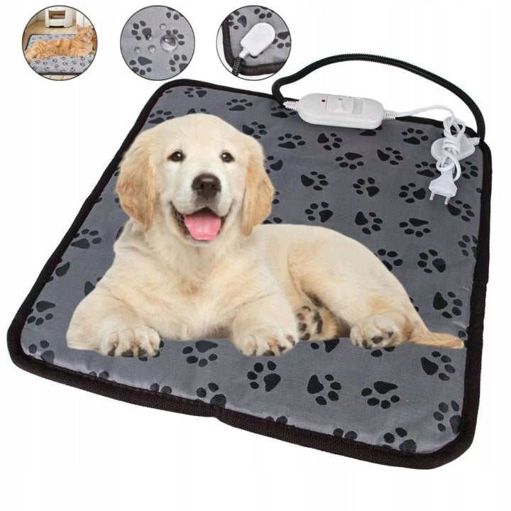 HEATING MAT FOR CAT DOG KENNELS WATERPROOF WITH CONTROLLER 45x45cm Brand Goaduoynt
