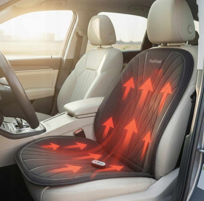 HEATING MAT FOR DRIVER'S CAR SEAT PREMIUM 12V SEAT WITH REMOTE CONTROL Brand no brand