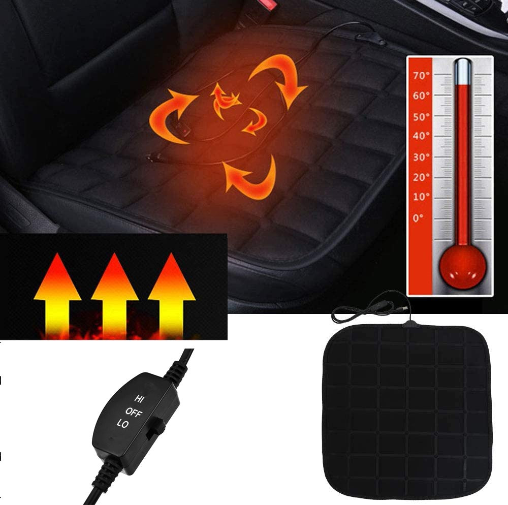 HEATING MAT FOR SEAT HEATED SEAT 12V FOR CAR 45CM Product weight with unit packaging 0.25 kg