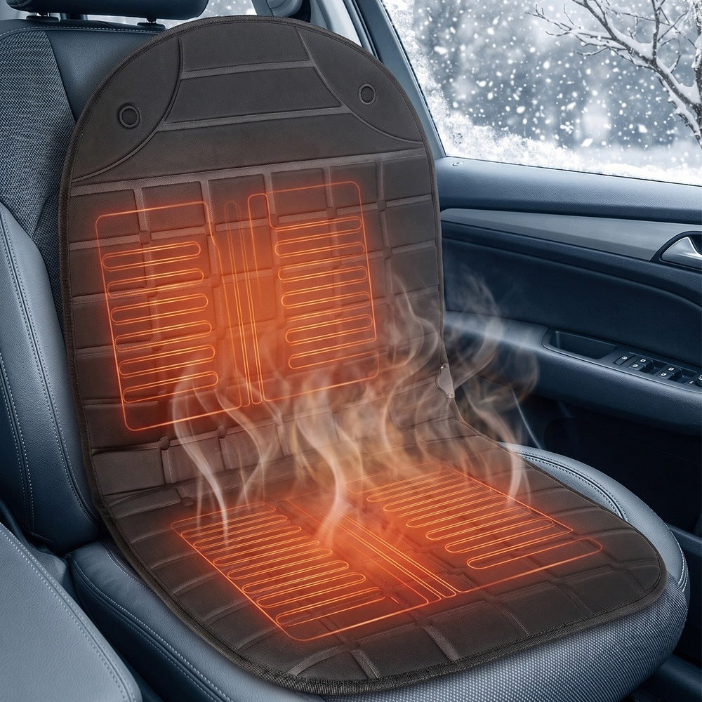 HEATING MAT HEATED SEAT FOR CAR SEAT WARM WINTER BLACK Brand no brand