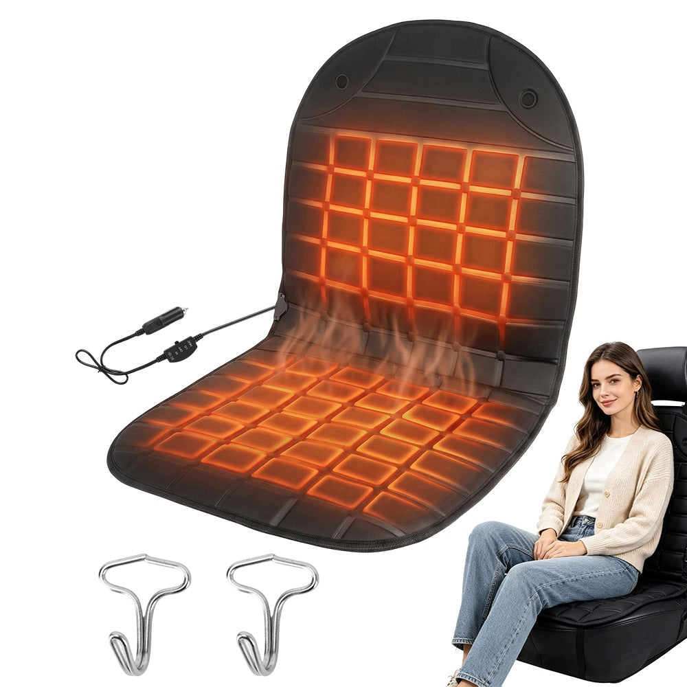 HEATING MAT HEATED SEAT FOR CAR SEAT WARM WINTER BLACK