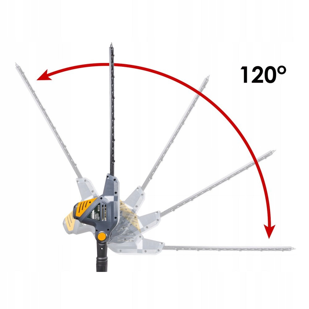 HEDGE ELECTRIC SHEARS ON BOOM 900W ADJUSTABLE BOOM Product weight with unit packaging 5 kg