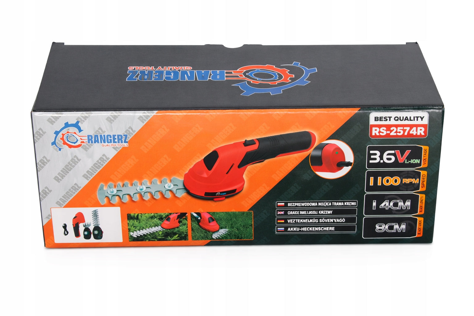 HEDGE TRIMMER CORDLESS FOR SHRUBS 3.6V REPLACEMENT BLADE Packaging status original