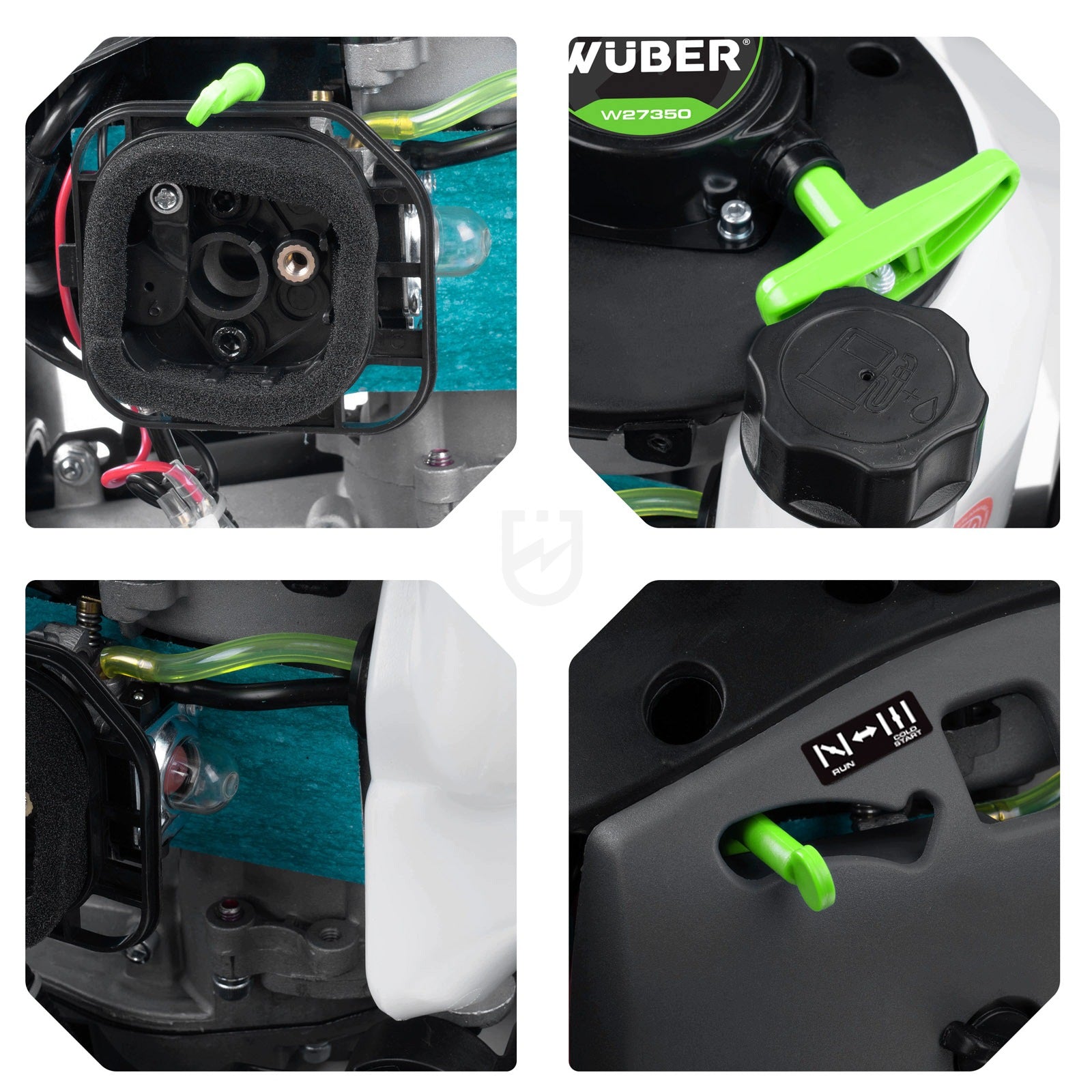 HEDGE TRIMMERS COMBUSTION SAW FOR BUSH BRANCHES ANTI-VIBRATION. HANDLE STRONG Manufacturer code W27350 NOŻYCE DO ŻYWOPŁOTU SPALINOWE PIŁA 1KM