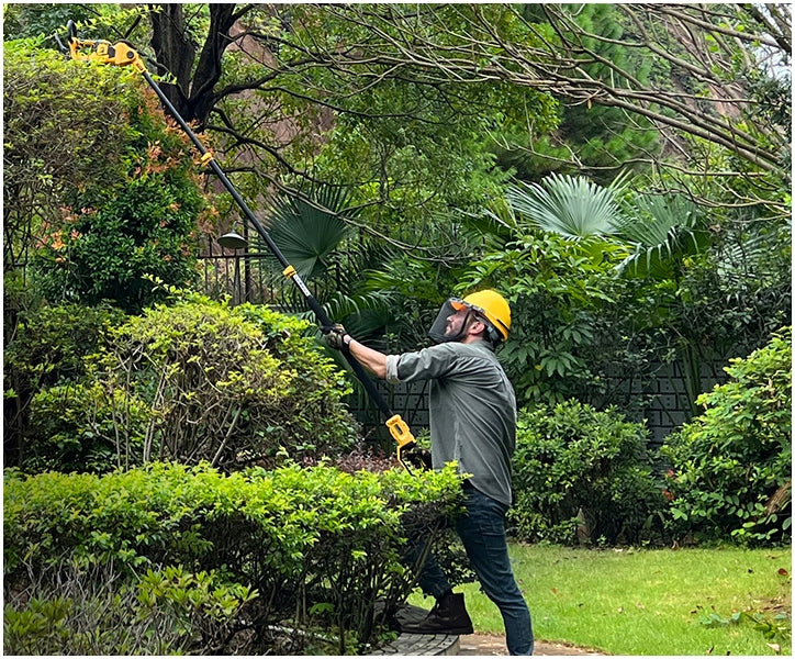 HEDGE TRIMMERS CORDLESS FOR SHRUBS IMOUM BATTERY 5.0AH SET Power supply battery operated