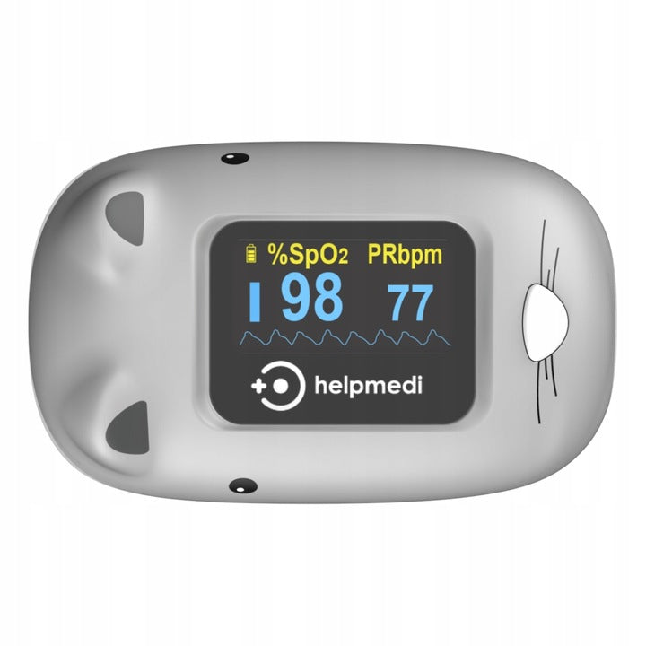 HELPMEDI PULSECARE PULSE OXIMETER MOUSE PULSE MEASUREMENT AND MONITORING FOR CHILDREN Packaging status original