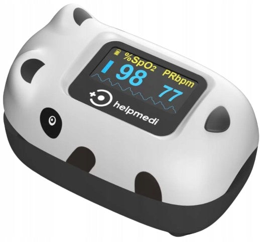 HELPMEDI PULSECARE PULSE OXIMETER PANDA PULSE MEASUREMENT AND MONITORING FOR CHILDREN Packaging status original