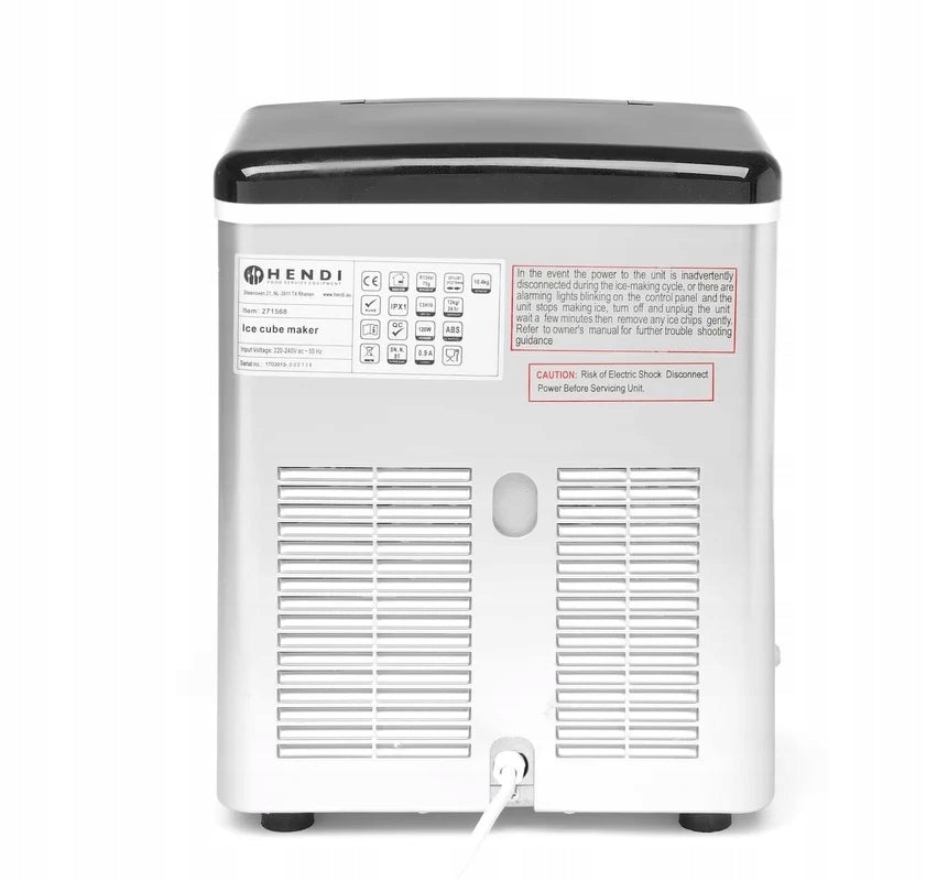 HENDI Countertop ice maker 12 kg/24h, tray 3,2 kg Brand Hendi