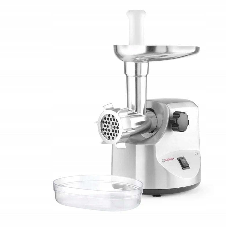 HENDI Meat wolf 400W with two strainers Ø 65,8 mm with 4 and 7mm holes Certificates of conformity CE