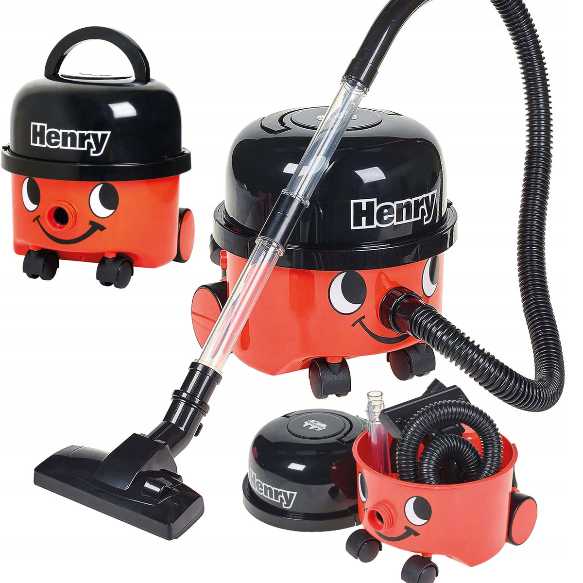 HENRY VACUUM CLEANER FOR CHILDREN SUCTION FUNCTION VACUUMS 3 ENDS CASDON GIFT