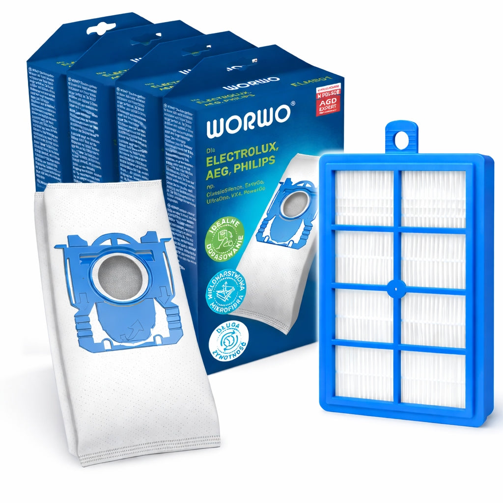 HEPA FILTER + BAGS 16 PCS ELECTROLUX BAG E201