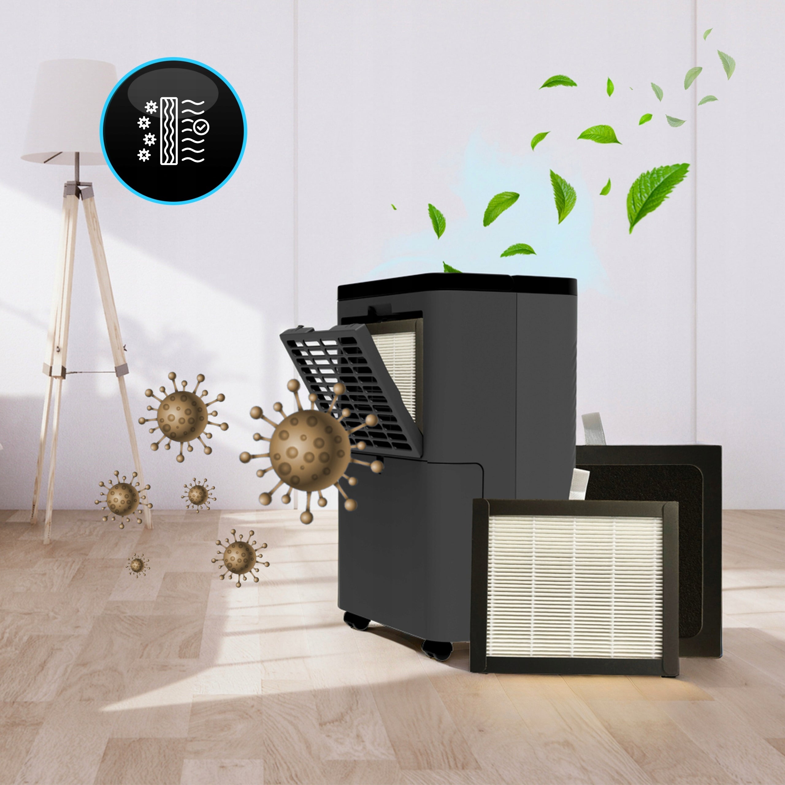 HEPA filter cartridge H13 for DH-24 Nexi ION UV dehumidifier Manufacturer code Filtr HEPA H13 FHCG-24SGGFJU