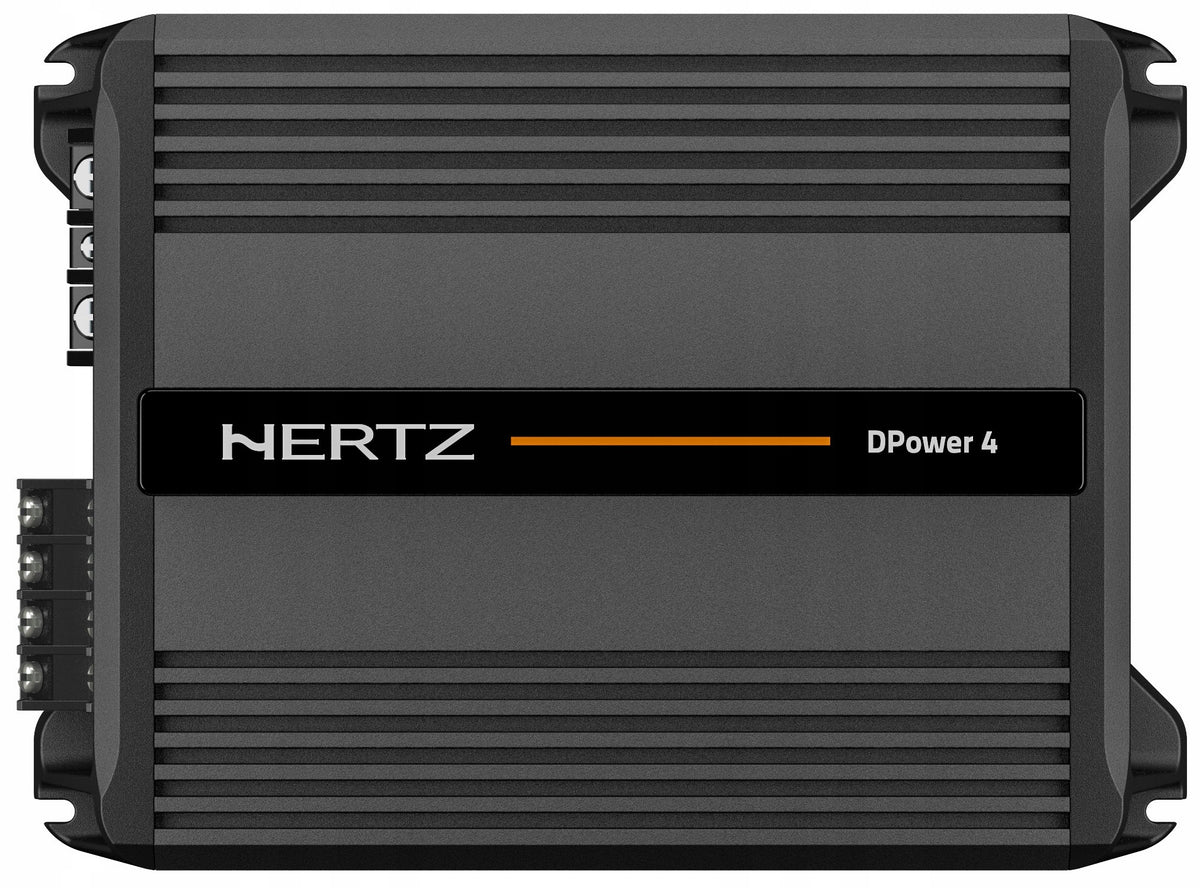 HERTZ DPOWER 4 CAR AMPLIFIER 4-CHANNEL 600W CLASS D COMPACT Model 78241010